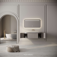 Belgravia Vanity Unit & Stone Basin 1200mm Sabbia Grigio Oak